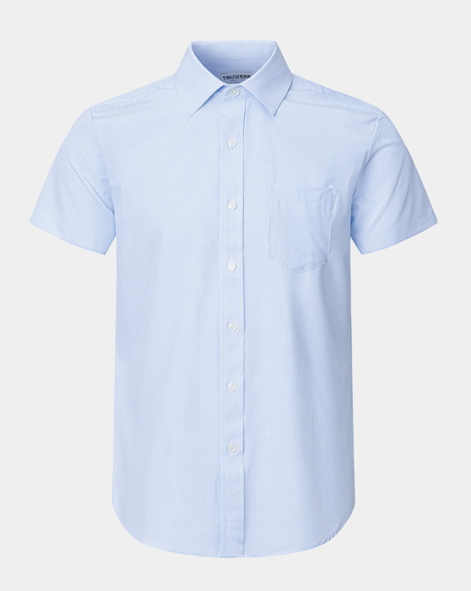 Baby blue dress shirt mens online