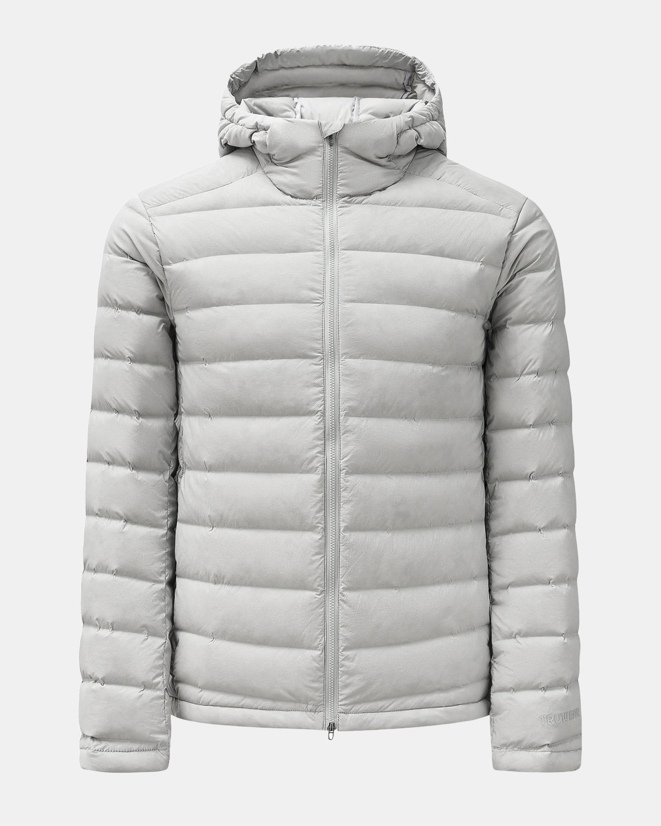 Quest Down Jacket Light Grey TRUWEAR