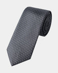 Elite Silk Tie T Pattern Dark Blue