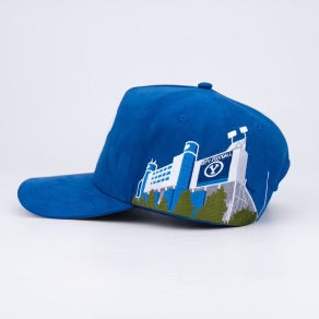 WoodnGrail BYU Stadium Hat Royal Suede