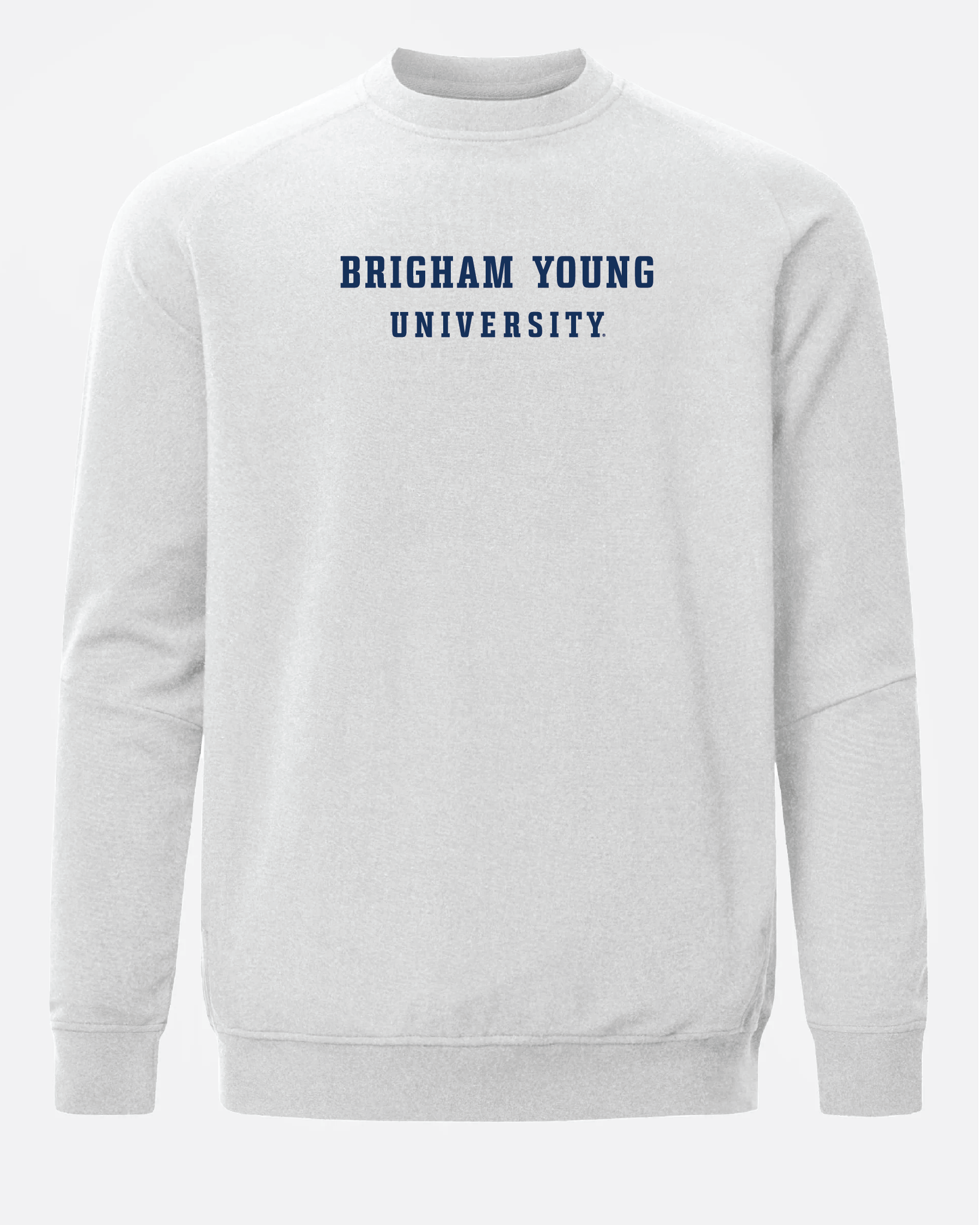 BYU Meridian Heather Grey Crewneck