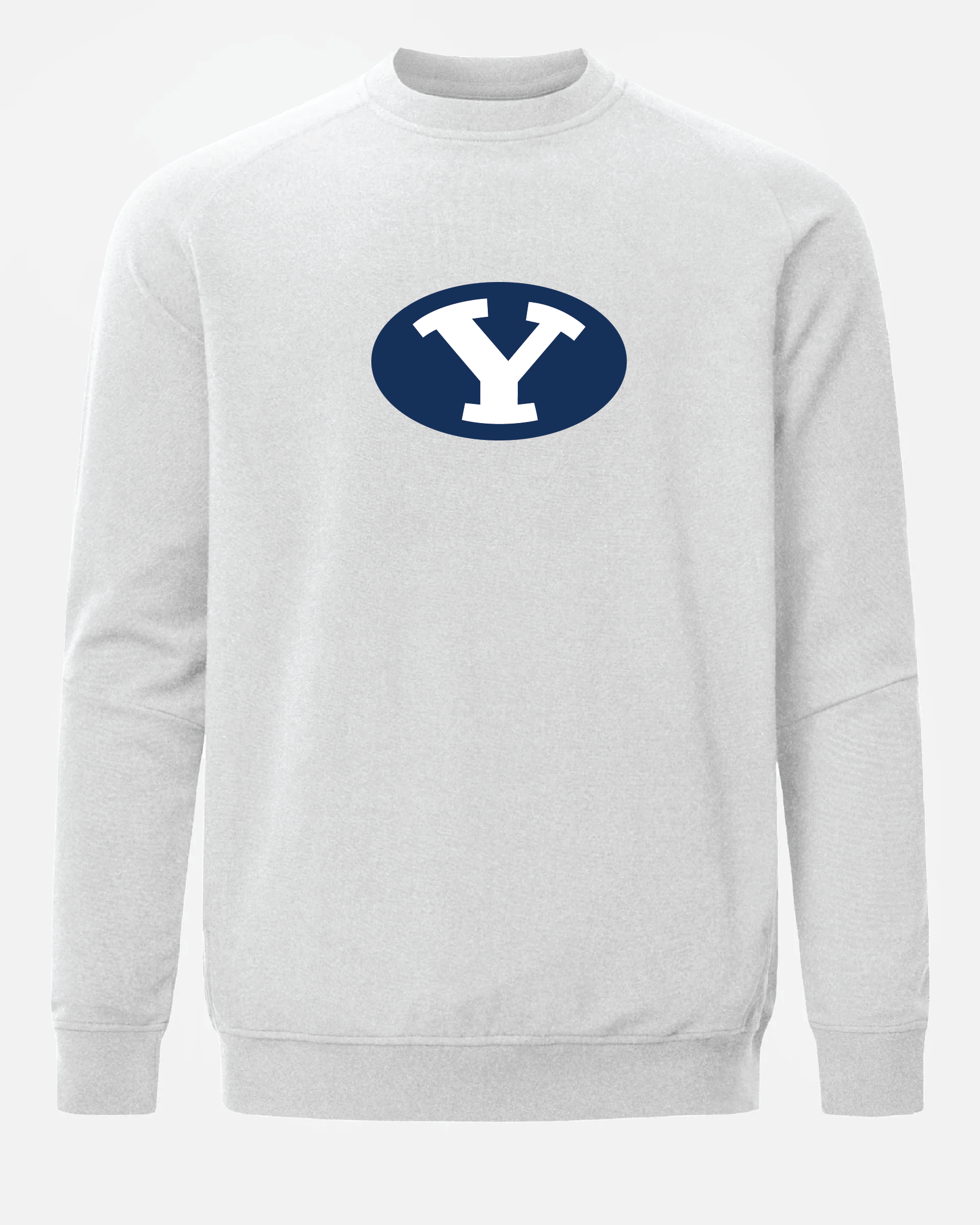 BYU Meridian Heather Grey Crewneck