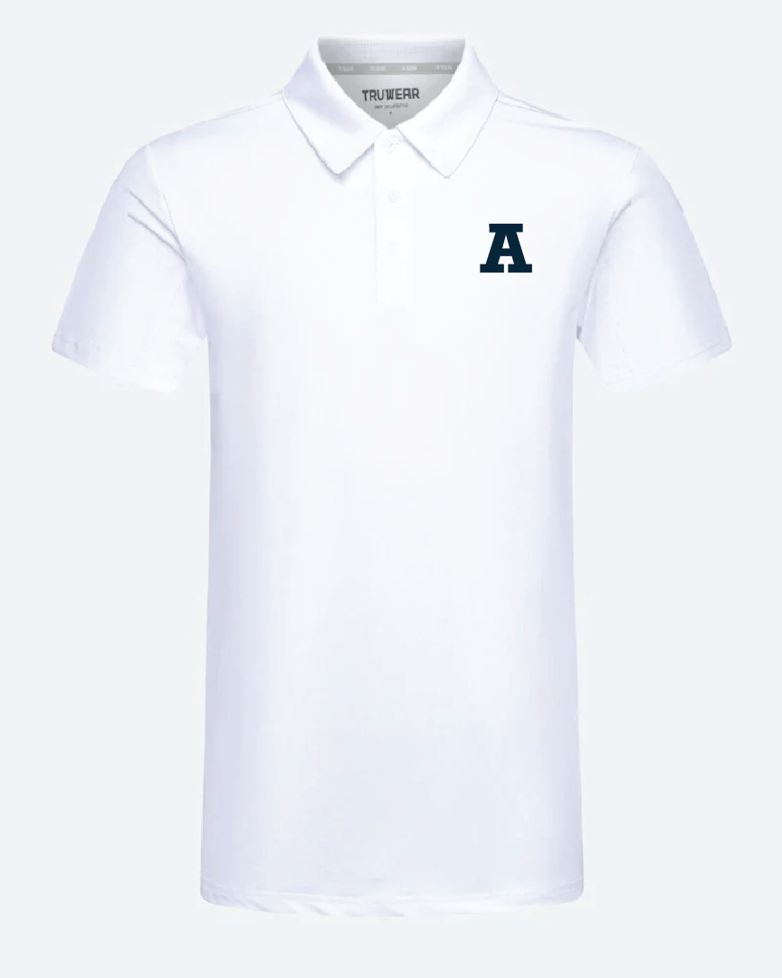 USU Crest 2.0 White Polo