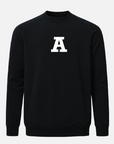 USU Meridian Black Crewneck