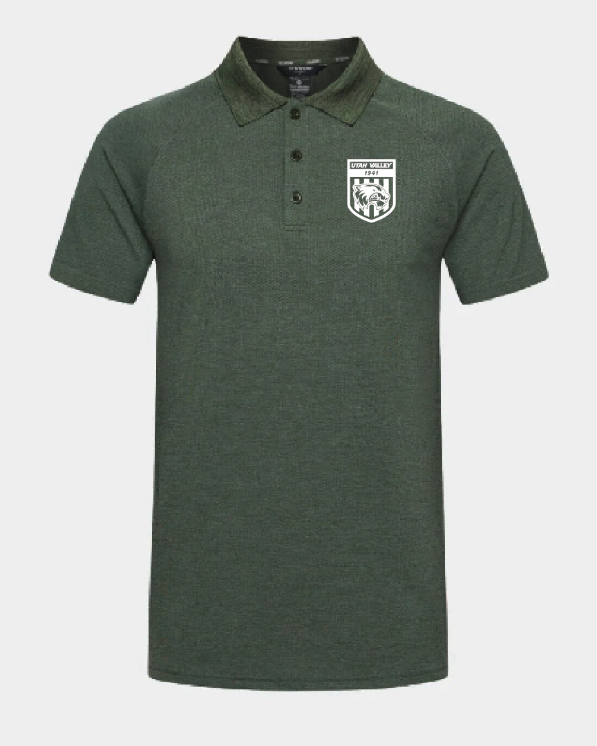 UVU Rise Green Polo