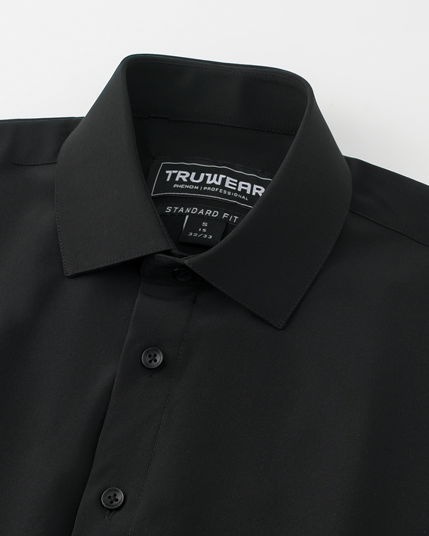 Phenom Professional Black Dress Shirt