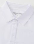 Crest 2.0 White Polo Long Sleeve