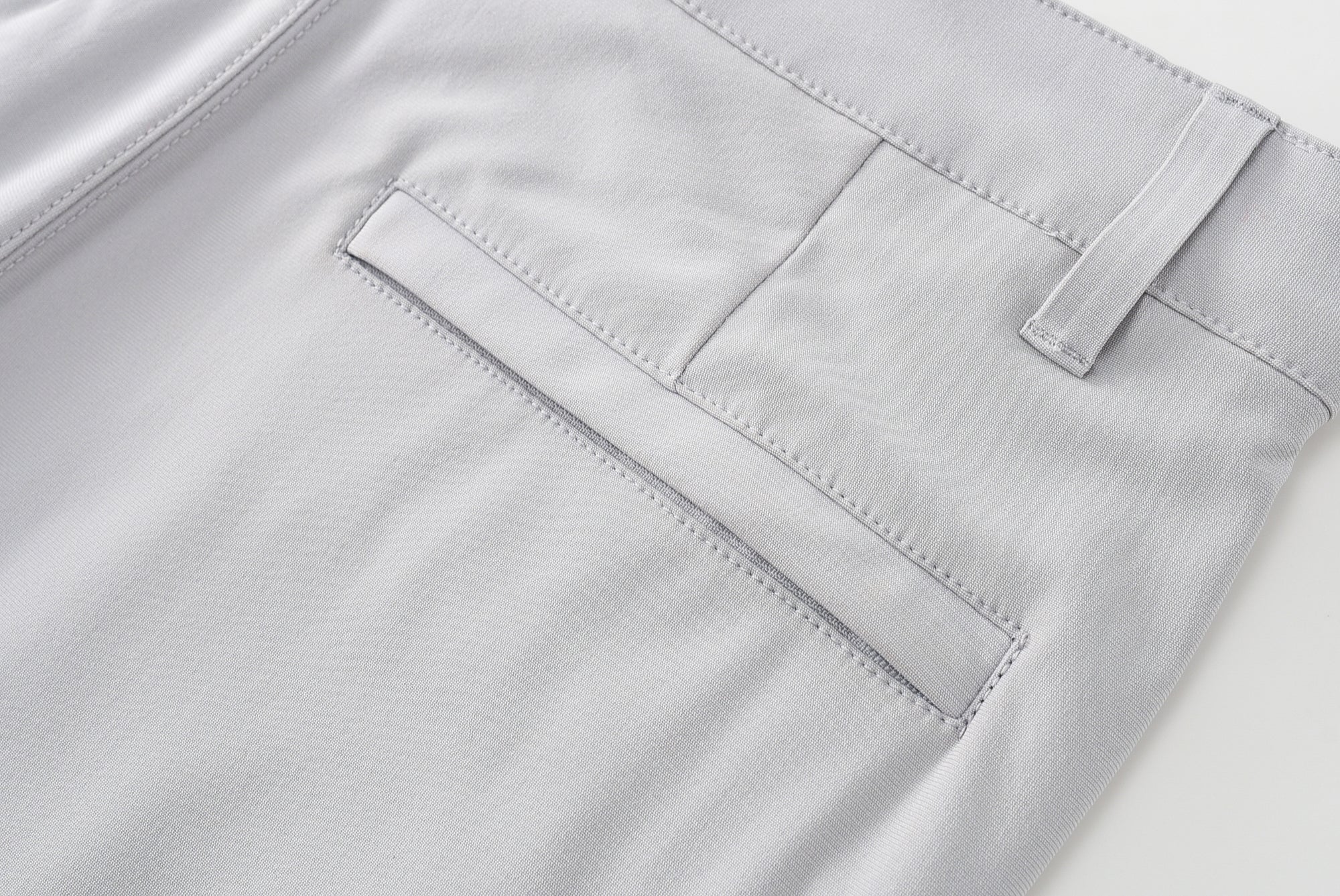 Light Grey Lightweight Wool Pleated Trousers | Luca Faloni