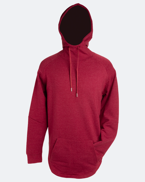 Scuba Heather Maroon Hoodie