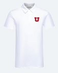 UofU Crest 2.0 White Polo