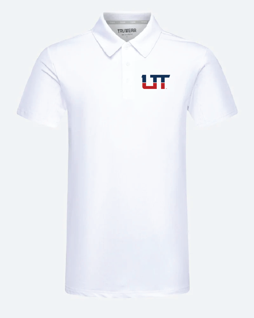 UTECH Crest 2.0 White Polo