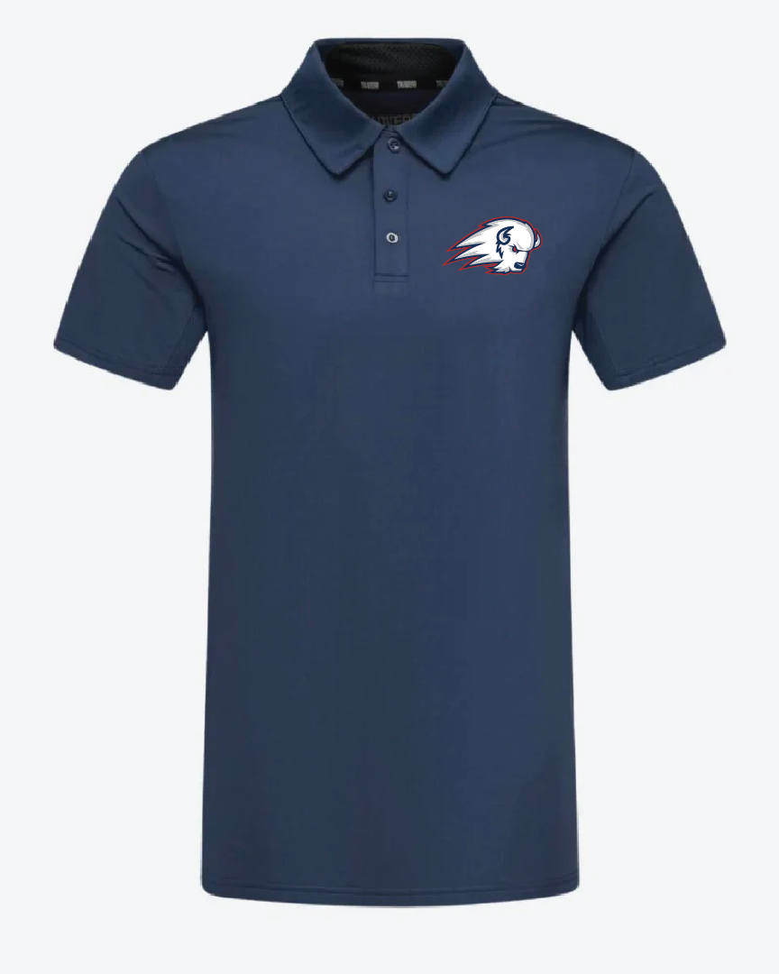 UTECH Crest 2.0 Navy Blue Polo