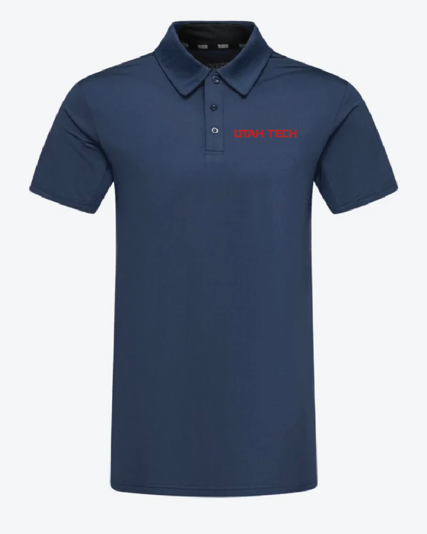 UTECH Crest 2.0 Navy Blue Polo