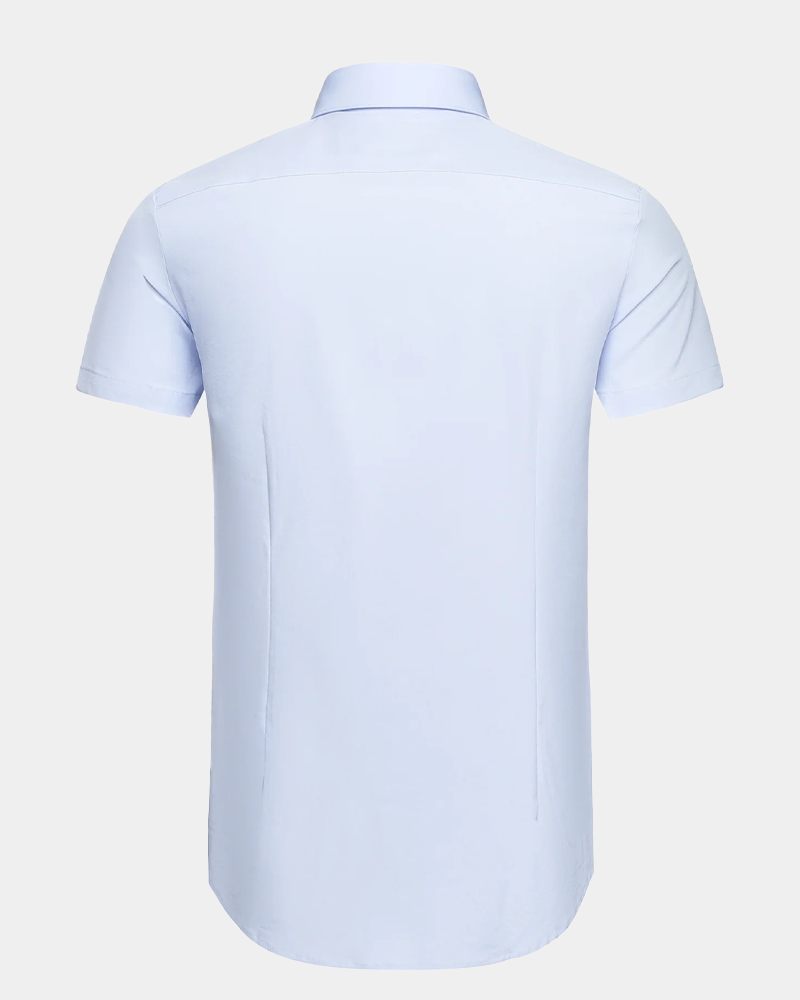 Phenom Classic Light Blue Short Sleeve Dress Shirt