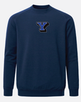 BYU Meridian Heather Navy Crewneck