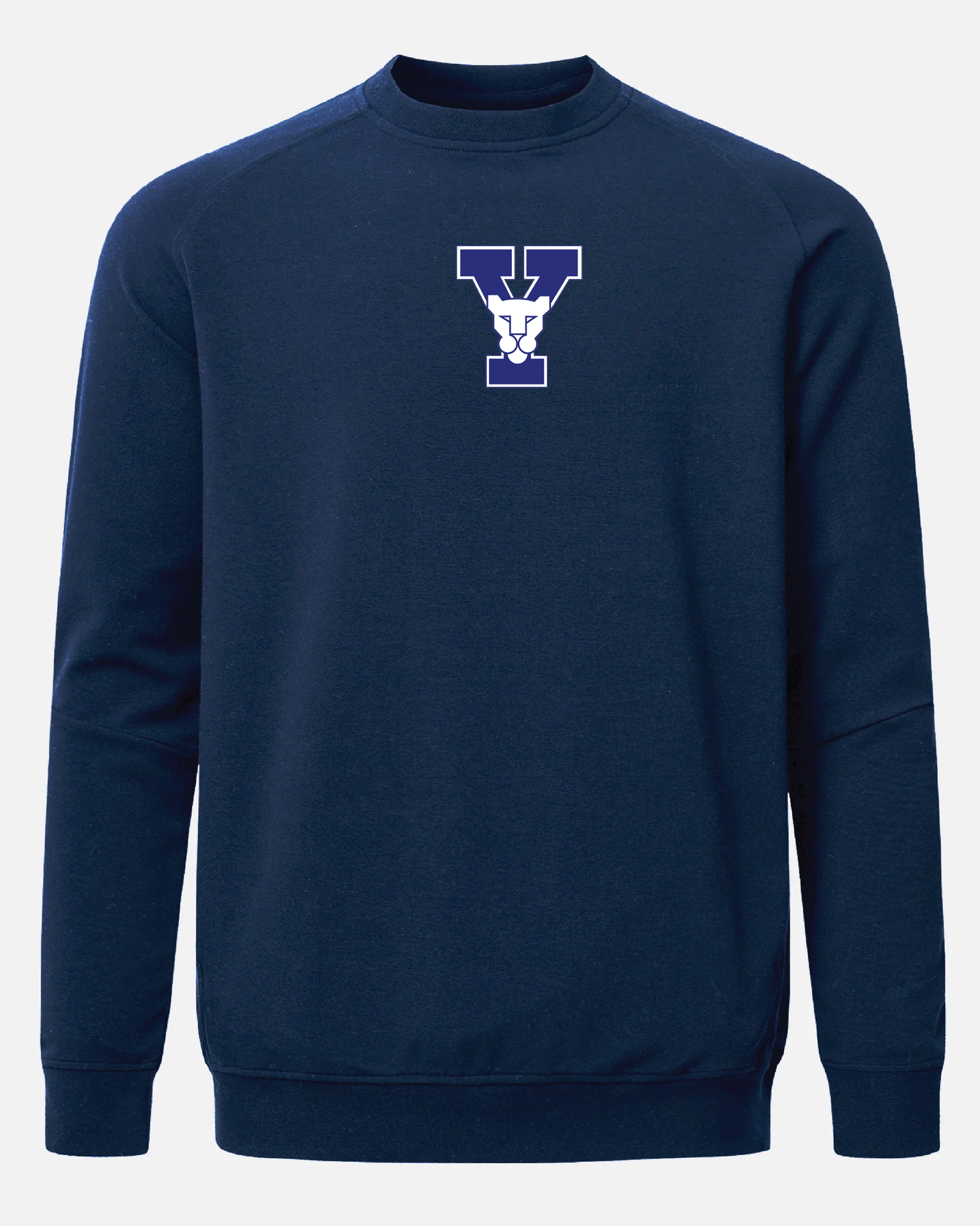 BYU Meridian Heather Navy Crewneck