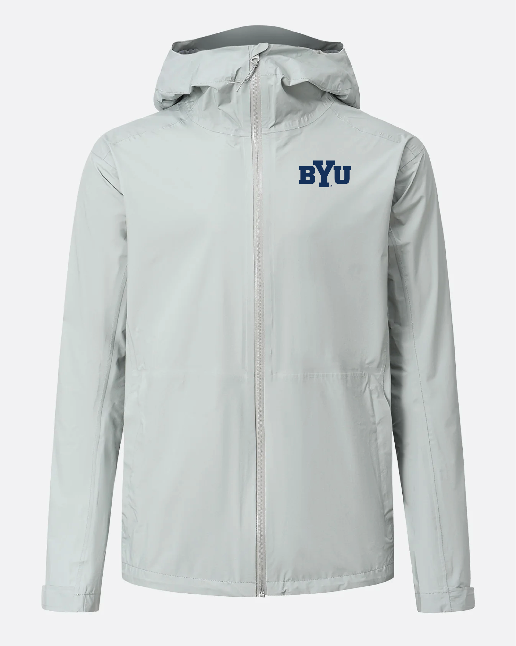 BYU Voyage Rain Jacket Light Grey