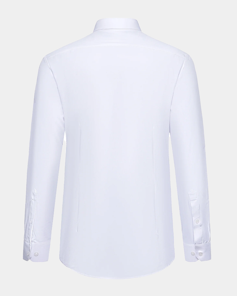 White Long Sleeve Men's Dress Shirt - Truwear