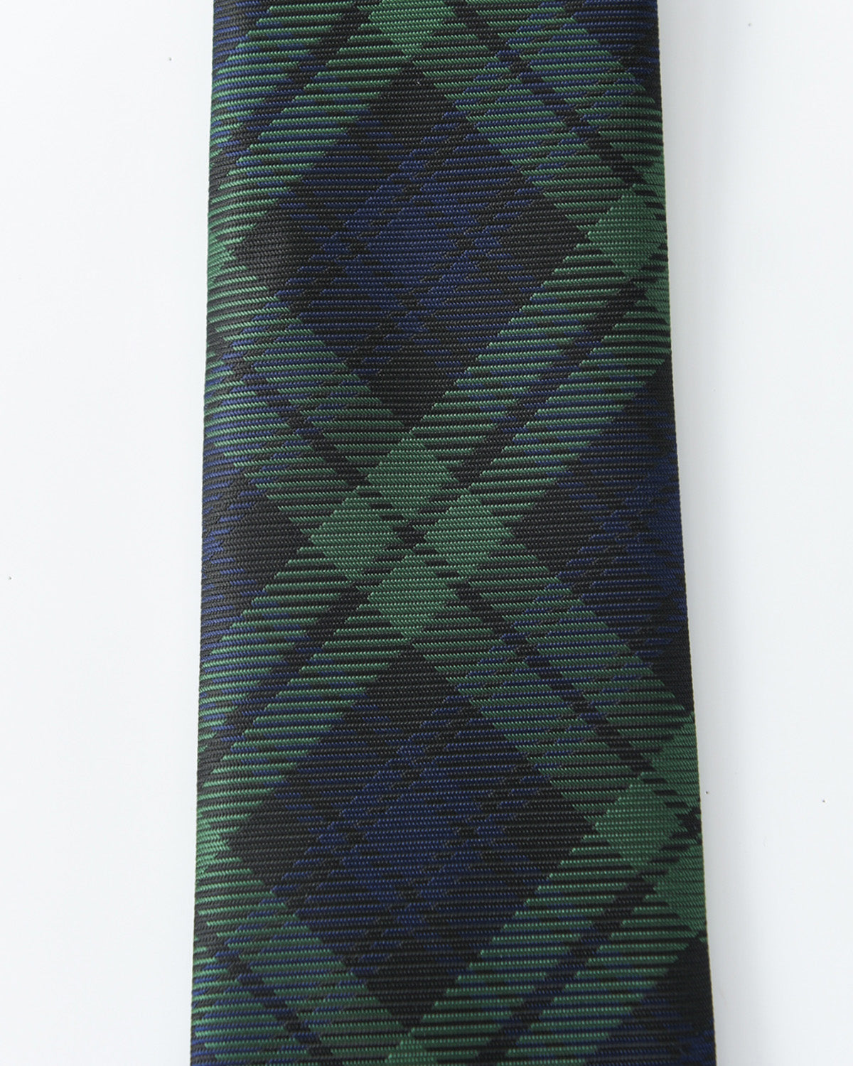 Immortal Green &amp; Navy Plaid Tie