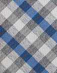 Immortal Royal Blue & Grey Checkered Dress Tie