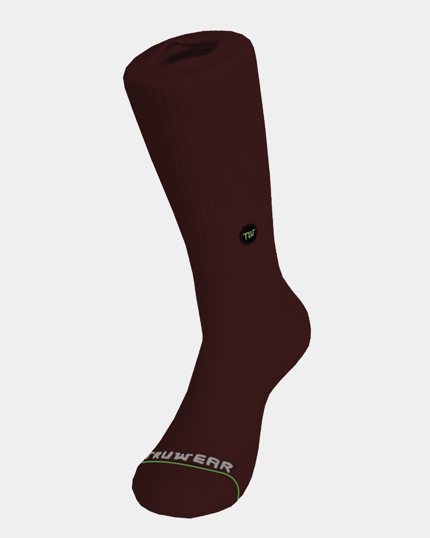 Paramount Wine Dress Socks